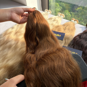 ผมต่อแบบเส้นตรง Rusa Hair เวียดนามแท้ เกรดเวอร์จิ้น เนื้อนุ่มลื่น ปลายผมเต็มเส้น แบบเส้นเดียว น้ำหนัก 200 กรัม มีทุกสี - Product Image 3