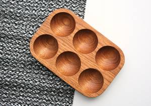 Lavie Creations Wooden <b>Egg</b> Storage Rack for Kitchen Appliance and Restaurant Use Dishwasher & Freezer Safe Sustainable - Product Image 5