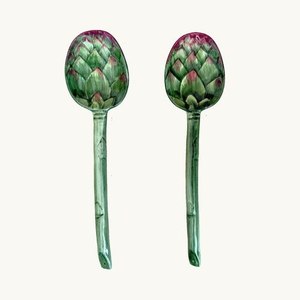 Juego de tenedor y cuchara para ensalada de madera, utensilios de madera natural, herramientas ecológicas para mezclar ensaladas en la cocina, utensilios de cocina naturales. - Product Image 3