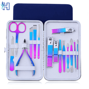 CE ISO Certified 9 Shapes Stainless Steel Professional Cuticle Nail Pushers Spoon Manicure <b>Pedicure</b> <b>Set</b> - Product Image 1