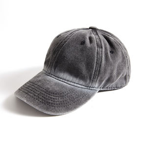 Custom Logo Vintage Washed Cotton Baseball <b>Cap</b> Distressed Unstructured Dad Hat for Men & <b>Women</b> Wholesale High Quality 6 Pane - Product Image 1