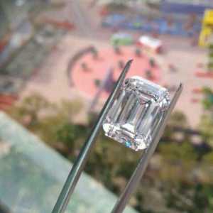 Diamante Cultivado en Laboratorio con Corte Esmeralda de 1 Quilate Certificado, Color DEFG, Claridad VS2, Excelente para Joyería, Diamantes Sueltos - Product Image 3