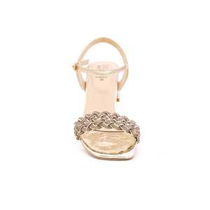 Sandales à talons dorées FN5411 Design élégant et fantaisie - Product Image 1