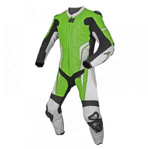 Combinaison de moto en cuir respirante et coupe-vent, design et logo personnalisés professionnels, avec service OEM - Product Image 3