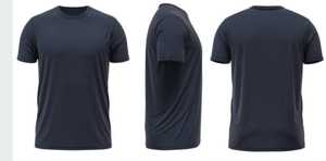 เสื้อยืดผ้าฝ้าย100% พรีเมี่ยมรัดรูปซักง่ายแห้งเร็ว - Product Image 4