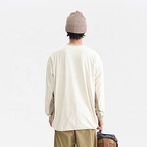 Alta calidad 100% poliéster secado rápido Unisex de gran tamaño de dos tonos de manga larga Camisetas activas al aire libre senderismo camiseta para hombres y mujeres - Product Image 3