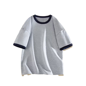 Camiseta de Hombre de Algodón Oversize con Hombros Caídos, Corte Cuadrado, 250 GSM, Nuevo Diseño, Tendencia 2026 - Product Image 1