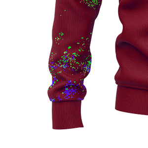 Sudadera de punto para hombre, corte regular, 100% algodón grueso, con diseño de serigrafía personalizado para invierno. - Product Image 3