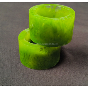 Anillos de Servilleta Redondos de Resina de la Mejor Calidad al por Mayor para Decoración de Bodas y Fiestas, Anillo para Servilletas de Mesa de Comedor - Product Image 3