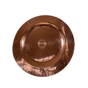 Assiette de service ronde en cuivre, idéale pour les restaurants, les hôtels et la cuisine domestique, qualité durable, vaisselle et assiettes. - Product Image 2