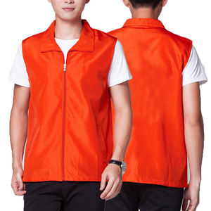 Chaleco de trabajo unisex para voluntarios, chaleco sin mangas con cremallera para viajes al aire libre, ropa de trabajo, chalecos de pesca para hombres y mujeres - Product Image 3