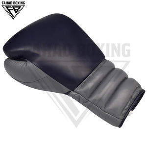 Derniers modèles de gants de boxe en cuir de vachette véritable, à lacets, design OEM, meilleur prix, durables, légers, de haute qualité, personnalisés, à doigts entiers - Product Image 4