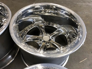 CF Forged VSKF <strong>Wheels</strong> 2 /3 Piece <strong>17</strong> 18 19 20 <strong>Inch</strong> Chrome / Polished Step Lip Deep Dish Rims 5x114.3 5x120 Fit 350Z G35 Supra RX7 - Product Image 5