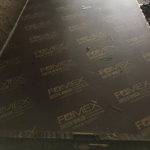 Coffrage en contreplaqué filmé FOMEX 12mm/15mm/18mm Marron/Noir Film Logo Eucalyptus Acacia - Product Image 1