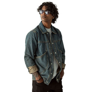 Unisex High Performance Denim <b>Jacket</b> <b>Smart</b> Design Reliable Texture Casual Style for Wholesale Apparel Sourcing - Product Image 6