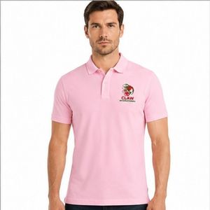เสื้อโปโลผู้ชายไซส์ใหญ่ คุณภาพสูง ปักโลโก้ตามสั่ง ระบายอากาศได้ดี ทรงพอดีตัว ราคาคุ้มค่า สไตล์เรียบง่าย - Product Image 1
