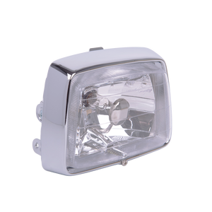 Faro Delantero para Motocicleta JY-15M1 de Estilo Retro con Carcasa de Hierro y Lente de Vidrio 6V/12V - Product Image 1