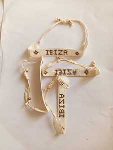 Bracelet à perles Ibiza, cordon réglable, style bohème, bijoux unisexes, perles plaquées or - Product Image 2