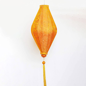 โคมไฟไหมสำหรับตกแต่ง ดีไซน์ใหม่ โคมไฟแขวนผ้าไผ่โฮอิอัน ขายส่ง - Product Image 2