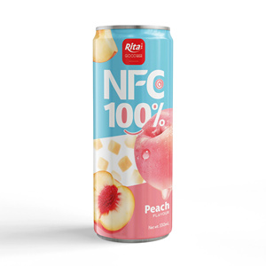 RITA NFC soursop 330ml kiểu dáng đẹp có thể nước trái cây puree Trái cây nhiệt đới nước giải khát từ Việt Nam OEM ODM hương vị xuất khẩu đã sẵn sàng - Product Image 5