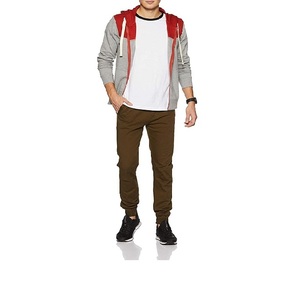 Men's Winter Casual <b>Zipper</b>-Up Hoodie with Pocket <b>Heavy</b> <b>Duty</b> Cotton Custom Logo Design Regular Fit - Product Image 3