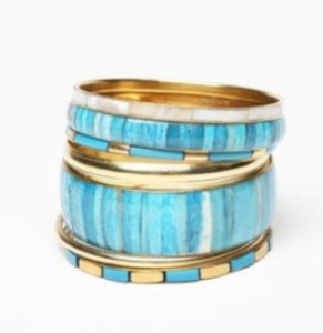 Resin Brass Fashion <b>Bracelets</b> & Bangles Resin Bangles with Geometric Patterns Indian Handcrafted Bangles - Product Image 6