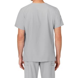 Tenues d'hôpital personnalisées à faible MOQ, couleur et design sur mesure, ensembles d'uniformes médicaux couleur unie, nouveau modèle, meilleures ventes - Product Image 3
