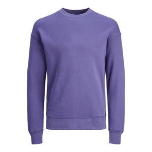 Sweat-shirt à col rond en molleton d'hiver, vente en gros, coupe oversize, personnalisable avec logo, manches longues, en coton - Product Image 2