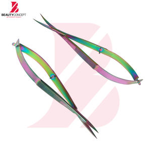 Ciseaux de beauté à ressort légers et tendance, avec poignée confortable, durables, service OEM/ODM, haute qualité, pour salon de coiffure, modèle 2026 - Product Image 3