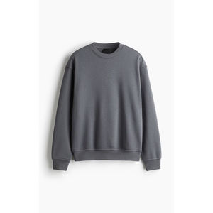 Sudaderas de Cuello Redondo Lisas para Hombre, de Alta Calidad, con Forro Polar, Personalizables con Bordado, Corte Holgado, Estilo Casual, Vintage, OEM - Product Image 1