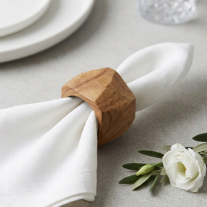 Handcrafted Carved Wooden Napkin Ring <b>Rustic</b> Farmhouse <b>Dining</b> <b>Table</b> Decor Accessory for Modern <b>Table</b> <b>Settings</b> - Product Image 5