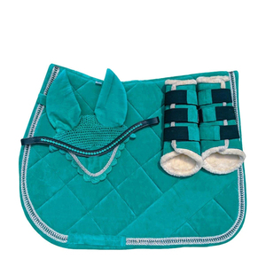 2026 Premium Dressage Horse Riding Saddle Pad Set Matching <b>Equestrian</b> Saddle Blanket Cotton Fabric Comfortable Horseback Riding - Product Image 5