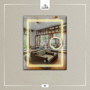 Lámpara LED Táctil que Cambia de Color con Lupa LED, Decoración de Pared sin Marco, Diseño Artístico, Ligera y Ecológica - Product Image 3