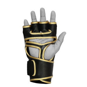 Nouveaux modèles à prix bas, gants d'entraînement MMA pour adultes les plus vendus, en cuir et PU, avec lacets au poignet - Product Image 6