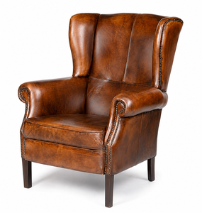 Premium Genuine Leather Leisure Sofa Chair Industrial Vintage Design Adjustable Height Custom Size Living Room Office Furniture - Product Image 3