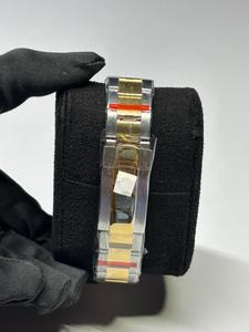 Reloj de pulsera de alta calidad para hombre, diseño simple con números romanos, esfera de acero inoxidable negro, cristal templado, movimiento automático de cuarzo - Product Image 3