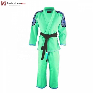 Uniformes profesionales personalizados de Jiu Jitsu brasileño y MMA Unisex con hombros estampados y logotipo impreso - Product Image 5