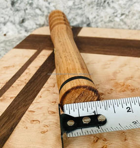 Saniya Handdicraft personalizado pulido Acacia madera Muddler alta calidad Natural cóctel herramienta amor estilo sal lámpara recuerdo - Product Image 3