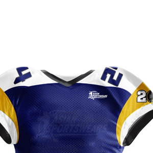 Maillot américain fabriqué au Pakistan, ajustement parfait, mobilité et respirabilité maximales pour les joueurs d'équipe. - Product Image 4