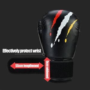 ถุงมือชกมวยคุณภาพสูง หนังวัวแท้ สำหรับฝึกซ้อมมวยไทย ปักโลโก้ได้ตามต้องการ จำหน่ายส่ง - Product Image 3