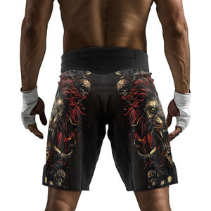 กางเกง MMA สีดำ น้ำหนักเบา มีเชือกผูก ยืดได้สี่ทิศทาง กระชับพอดีตัว เหมาะสำหรับการฝึกซ้อมและการแข่งขันศิลปะการต่อสู้ - Product Image 6