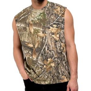 Nueva Camiseta sin Mangas de Camuflaje para Hombre, Transpirable, para Entrenamiento al Aire Libre, Estilo Caza, Ligera, OEM USA - Product Image 4