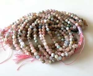 Cuentas de Morganita, Cuentas Redondas, Aguamarina Azul, Aguamarina Rosa, Cuentas de Piedras Preciosas Mixtas, Suministros para la Fabricación de Joyas - Product Image 5