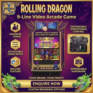 Low MOQ Rolling Dragon Countertop <b>Arcade</b> Game Machine 19 Inch Single Display Board for SEA Wholesale - Product Image 1