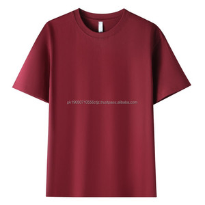 Camiseta de algodón 100% de 2 piezas de gran tamaño de verano para hombre personalizada, camiseta transpirable para correr para hombre - Product Image 6