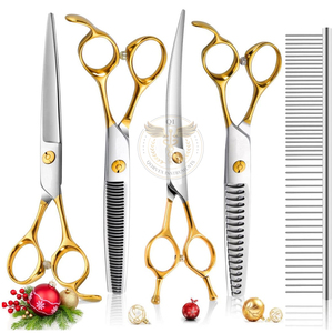Pet Grooming Shears Thinning Shears Stainless Steel Grooming Shears <b>Dog</b> Grooming Shears Pet Grooming Tools - Product Image 5