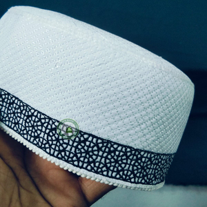 Casquette de prière musulmane classique personnalisée en maille gaufrée de haute qualité, 100 % coton, ajustable, pour usage quotidien, toutes saisons - Product Image 1