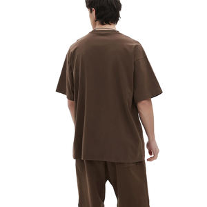 Camiseta Oversize Unisex de Algodón 100% con Logo Personalizado, 250 gramos, Bordado, Lavado Ácido para Hombre - Product Image 4