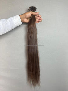 100% Extensions de cheveux humains indiens de qualité supérieure I-Tip respectueux de la chaleur longue durée Look naturel Styles de vagues profondes et lâches - Product Image 4