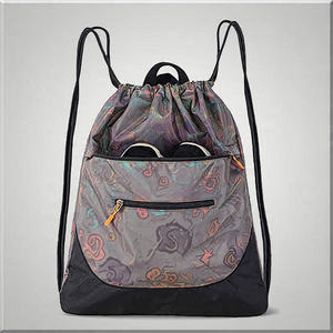 Sac à dos pliable en polyester imperméable avec cordon de serrage pour la salle de sport et le fitness, grande capacité - Product Image 6